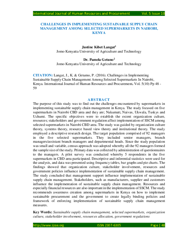 pdf-challenges-in-implementing-sustainable-supply-chain-management