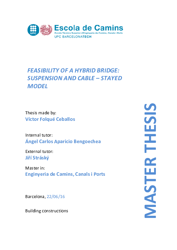 (PDF) Feasibility of a hybrid bridge: suspension and cable – stayed model