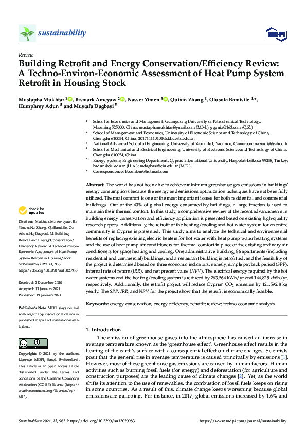 (PDF) Building Retrofit and Energy Conservation/Efficiency Review: A ...