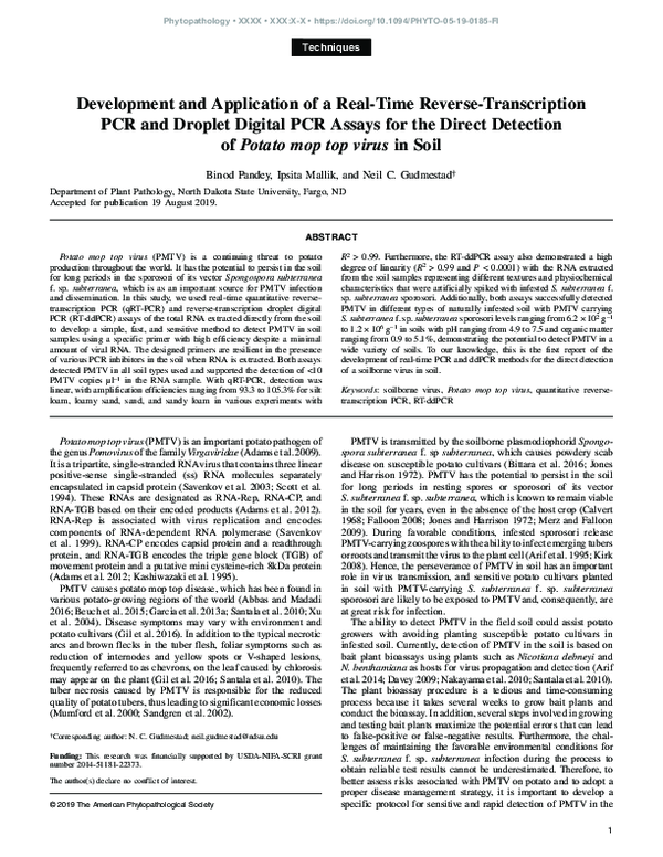 (PDF) Development and Application of a Real-Time Reverse-Transcription ...