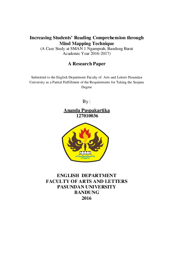 (PDF) Increasing Students’ Reading Comprehension through Mind Mapping ...