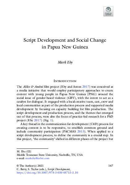 (PDF) Script Development and Social Change in Papua New Guinea