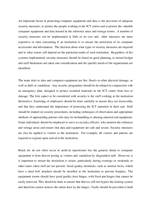 (PDF) ICT Centre assignment draft