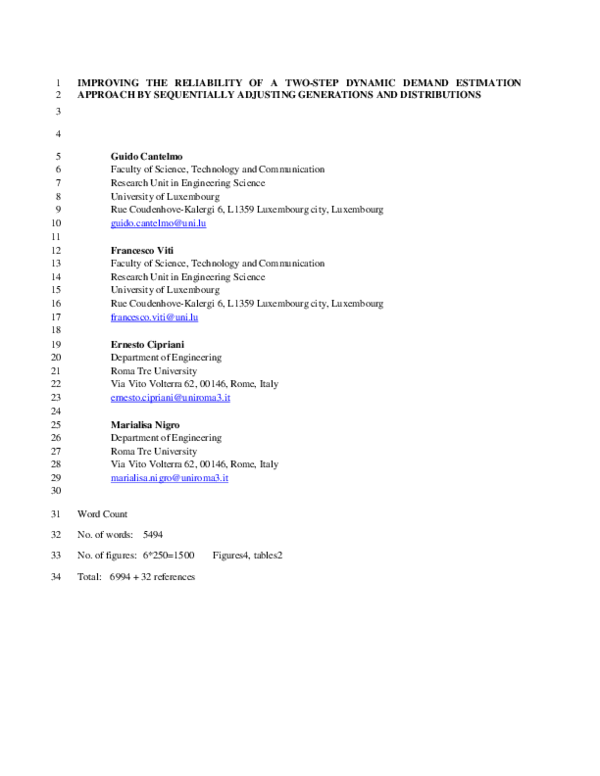 (PDF) Improving The Reliability Of A Two-Step Dynamic Demand Estimation ...