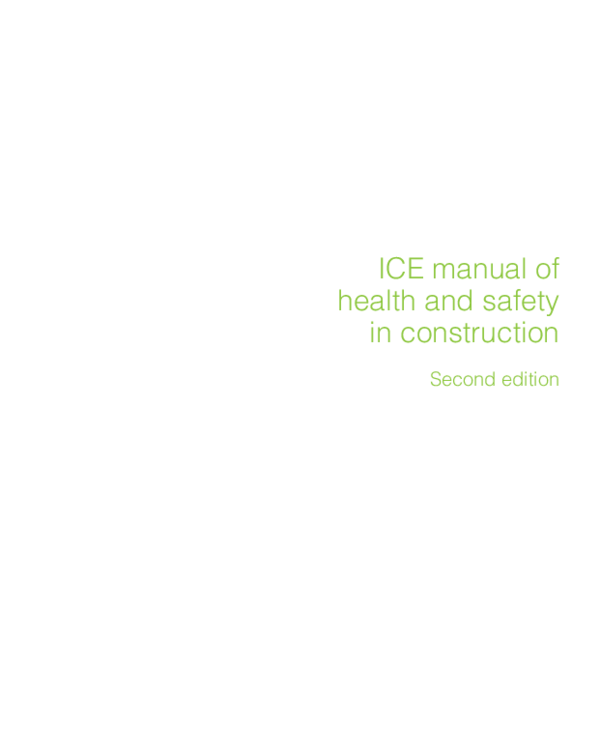 (PDF) Ice manual of health and safety in construction