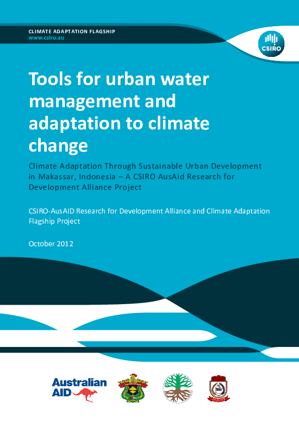 (PDF) Tools for Urban Water Management and Adaptation to Climate Change