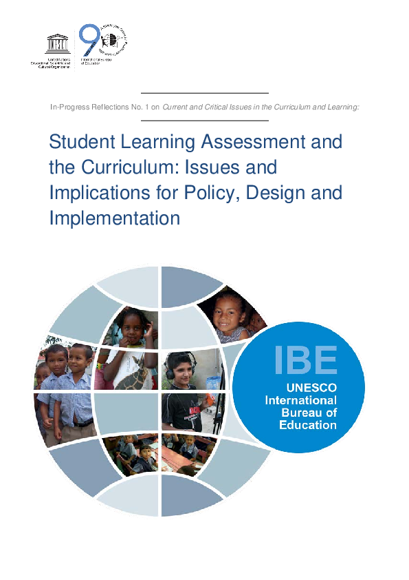 (PDF) Student Learning Assessment and the Curriculum: Issues and ...