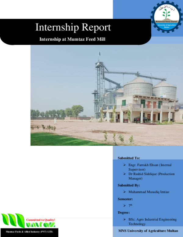 (PDF) Feed Mill and Its Processing Choudhry Musadiq Academia.edu