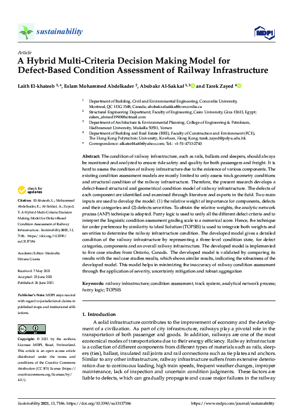 (PDF) A Hybrid Multi-Criteria Decision Making Model for Defect-Based ...