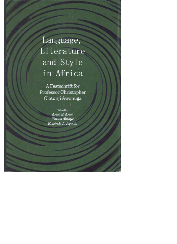 (PDF) A LEXlCOSTYLISTIC ANALYSISOF KAINE AGARY'S YELLOWYELLOW
