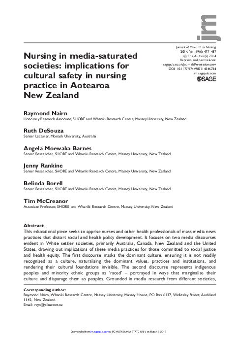 (PDF) practice in Aotearoa New Zealand