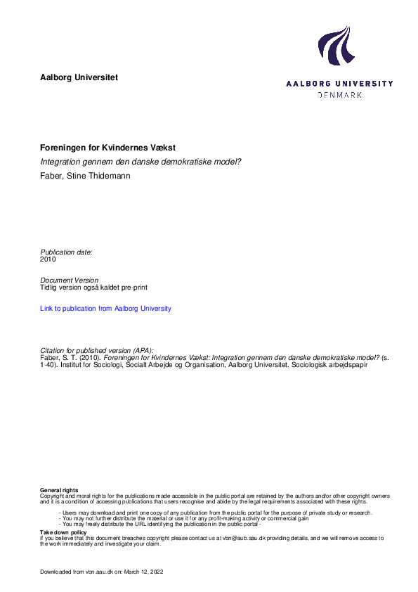 Foreningen for Kvindernes Vækst