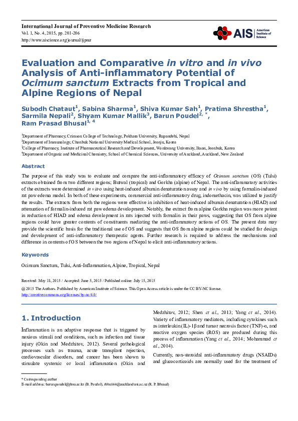 (PDF) Evaluation and comparative in vitro and in vivo analysis of anti ...