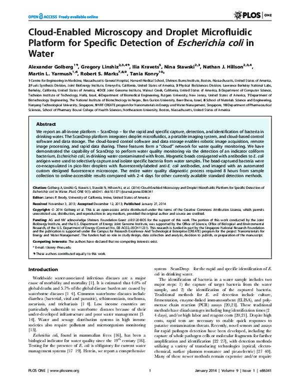 (PDF) Cloud-enabled microscopy and droplet microfluidic platform for ...