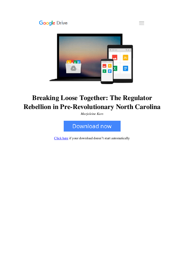 (PDF) Breaking Loose Together The Regulator Rebellion in Pre