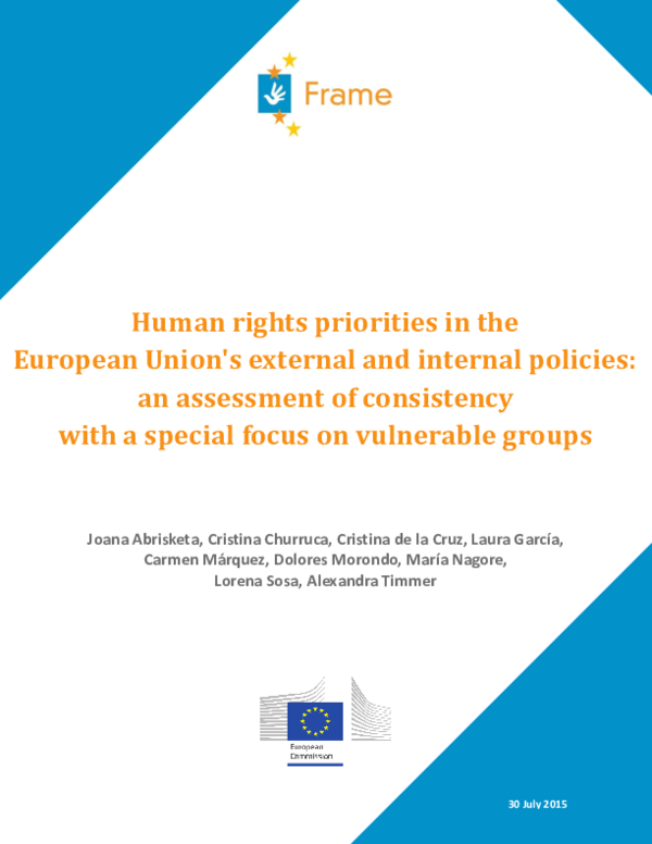  PDF Human Rights Priorities In The European Union s External And 