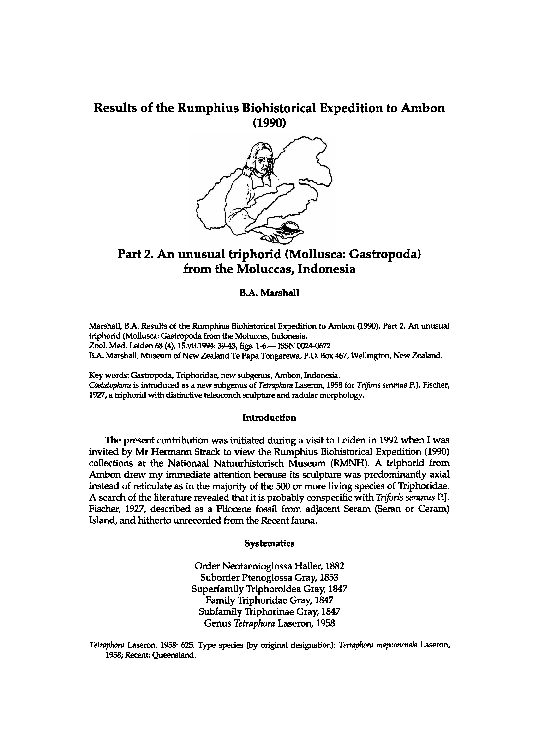 (PDF) Results of the Rumphius Biohistorical Expedition to Ambon. Part 9 ...