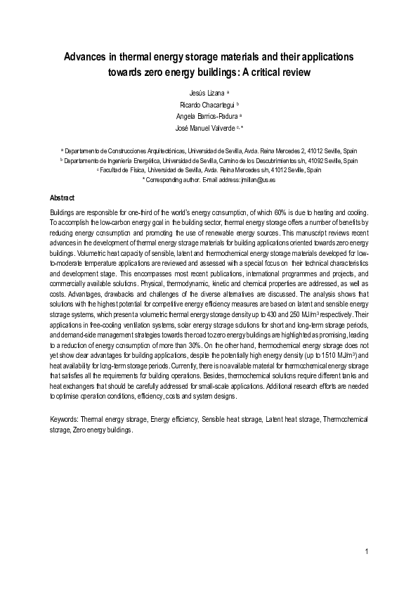 (PDF) Advances in thermal energy storage materials and their ...