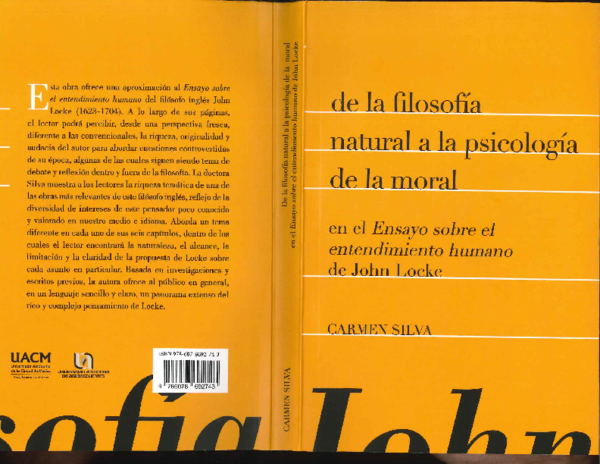 (PDF) De la filosofía natural a la psicología de la moral en el Ensayo