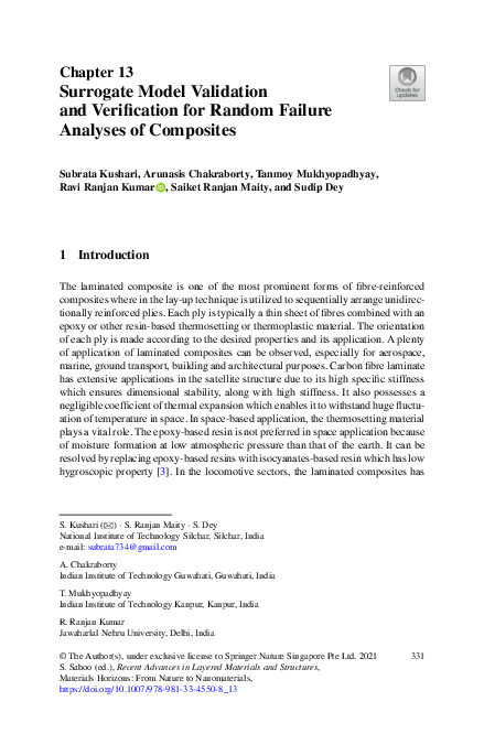 (PDF) Surrogate Model Validation and Verification for Random Failure ...