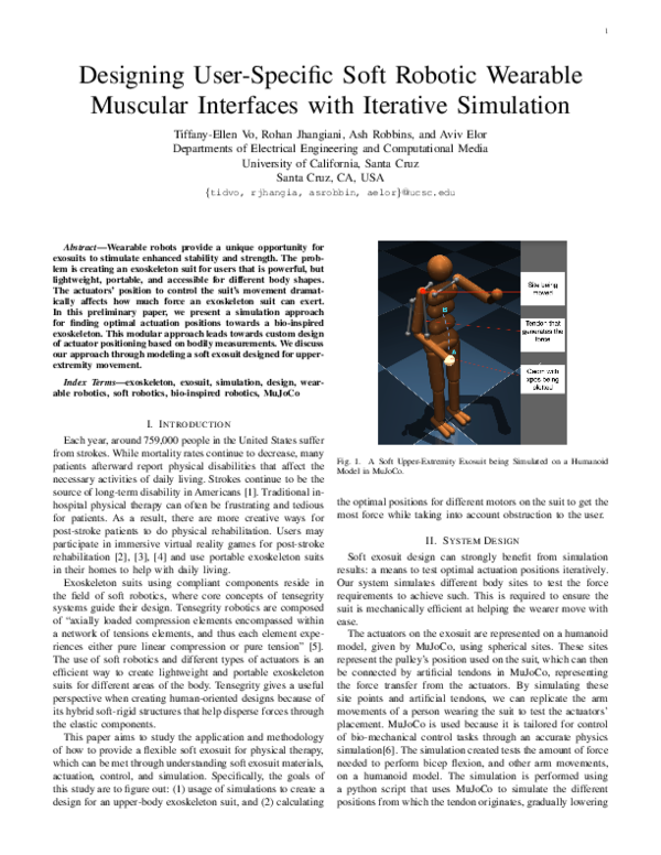 (PDF) Designing User-Specific Soft Robotic Wearable Muscular Interfaces ...