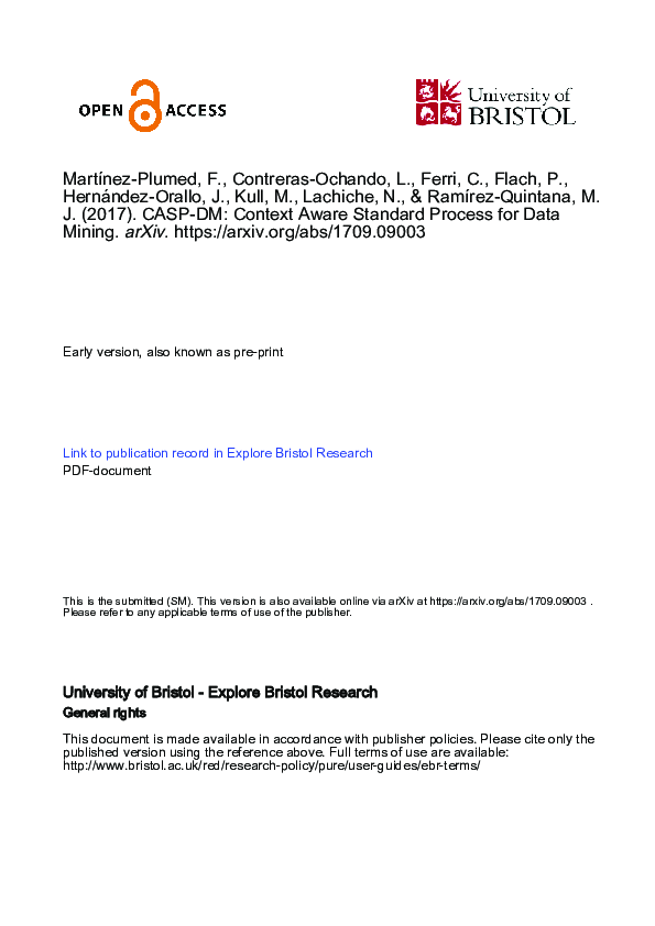 (PDF) Context Aware Standard Process for Data Mining
