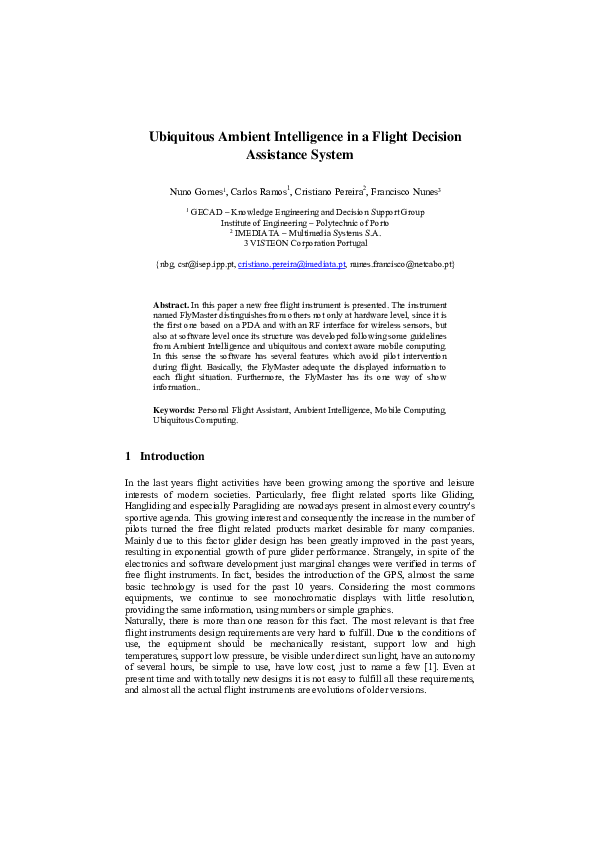 (PDF) Ubiquitous ambient intelligence in a flight decision assistance ...
