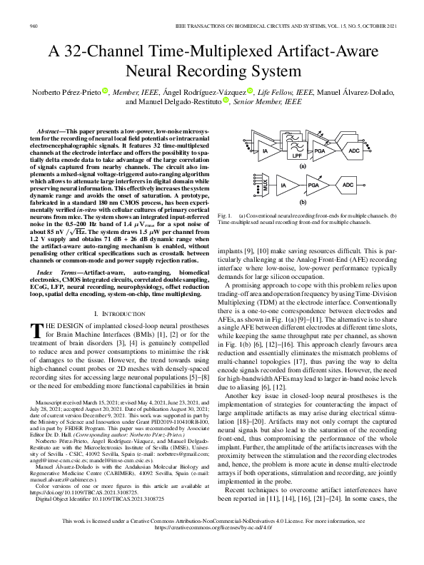 (PDF) A 32-Channel Time-Multiplexed Artifact-Aware Neural Recording System