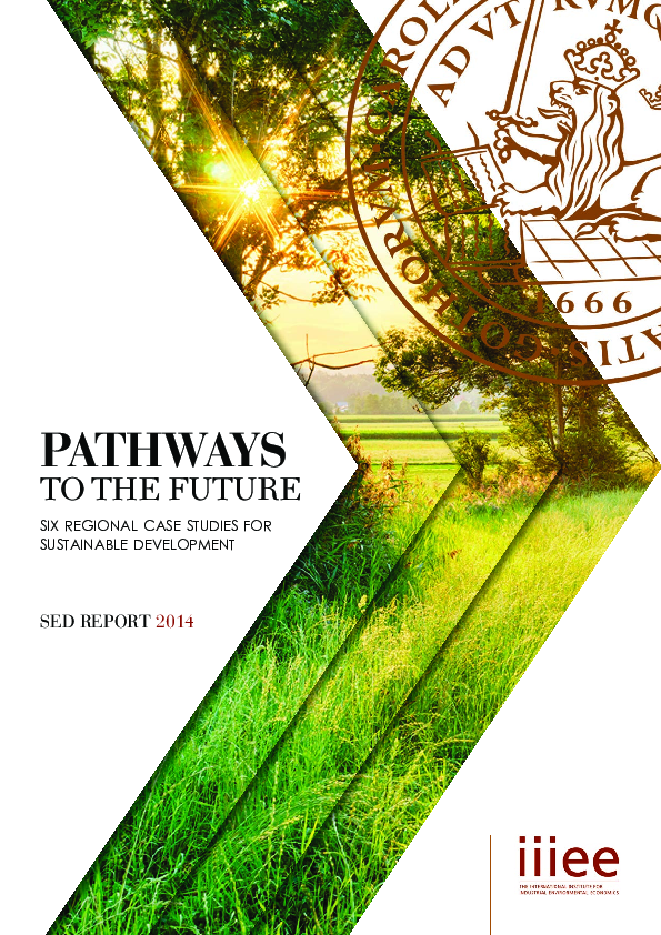 (PDF) Pathways to the future: six regional case studies for sustainable ...