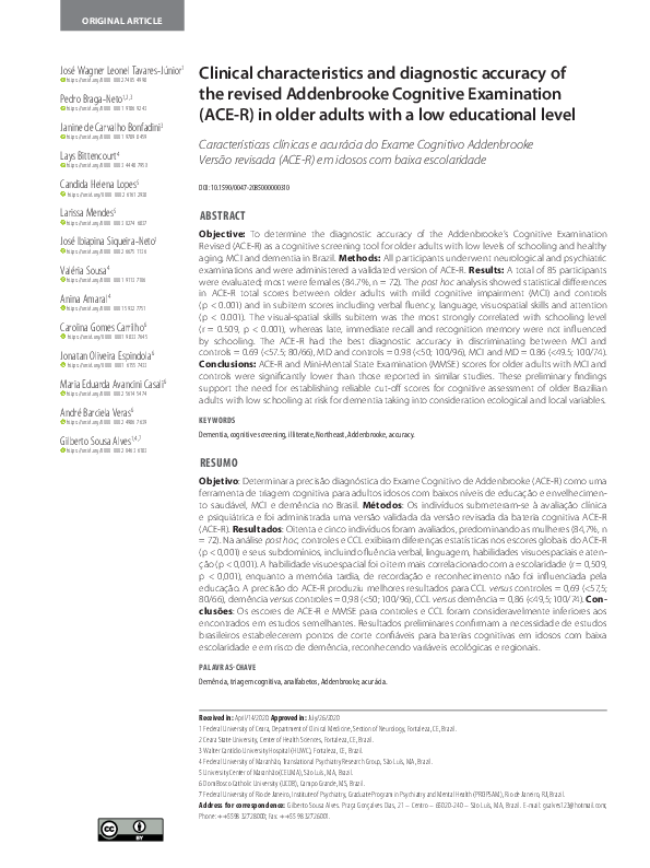 (PDF) Clinical characteristics and diagnostic accuracy of the revised ...
