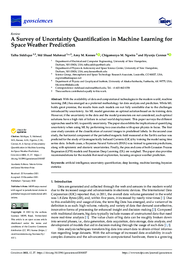 (PDF) A Survey of Uncertainty Quantification in Machine Learning for ...
