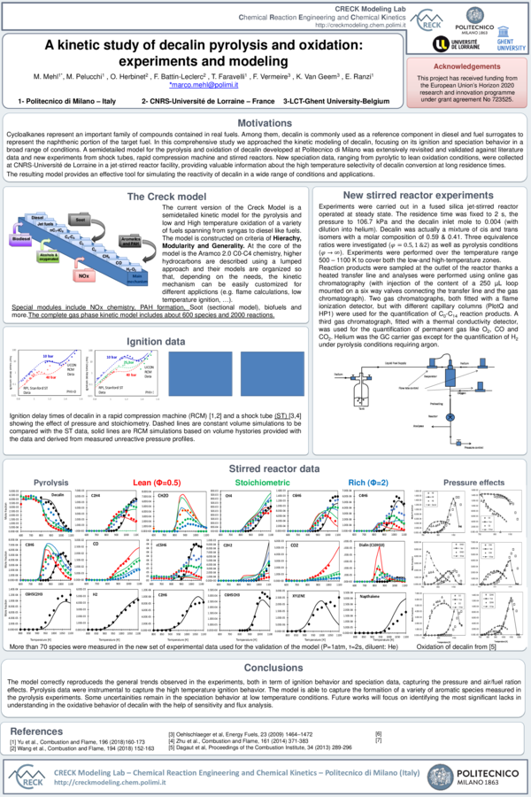 (PDF) A kinetic study of decalin pyrolysis and oxidation : experiments ...