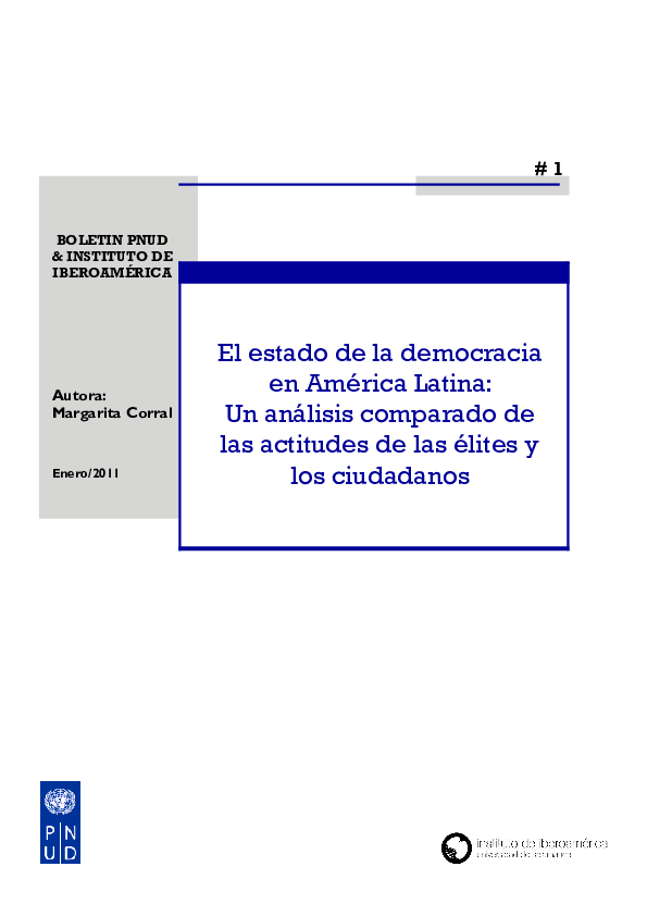 (PDF) El estado de la democracia en América Latina: Un análisis ...