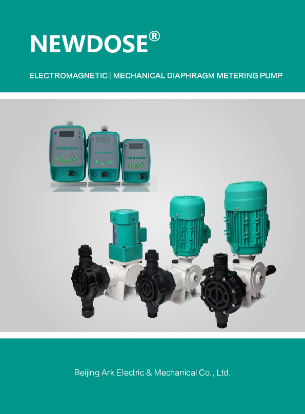 (PDF) Newdose dosing pump catalog NEW DOSE Academia.edu