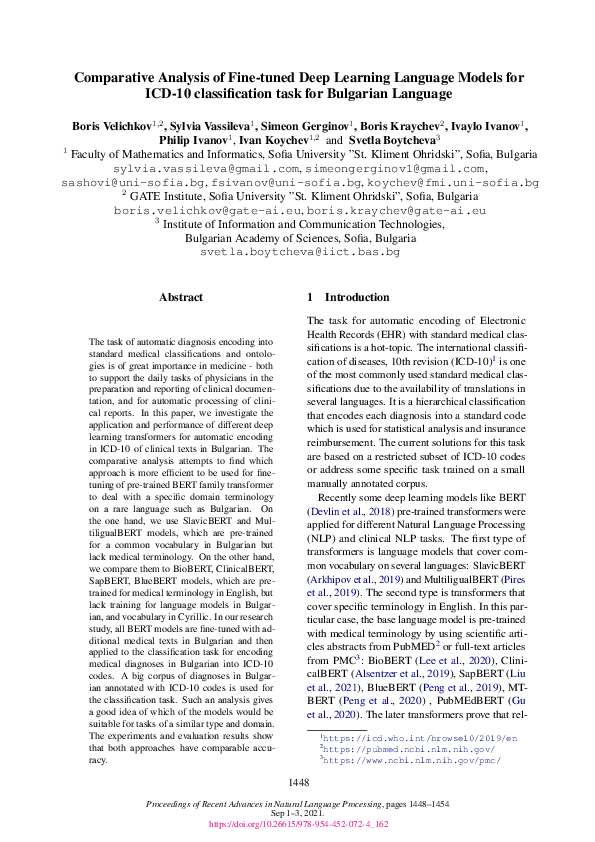 (PDF) Comparative Analysis of Fine-tuned Deep Learning Language Models ...