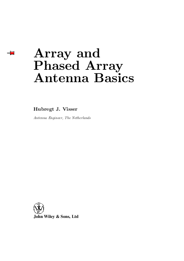 洋書 Array and Phased Array Antenna Basics PDF) Array and Phased Array Antenna Basics