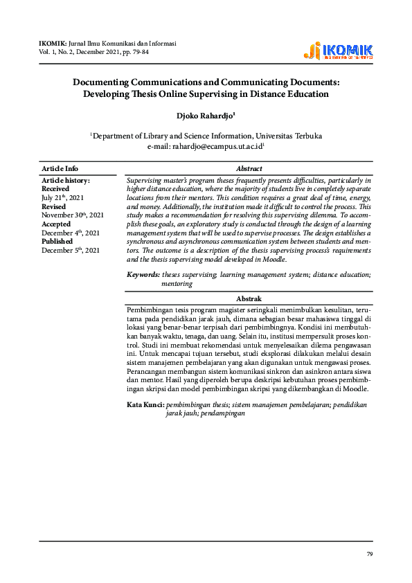 (PDF) Documenting Communications and Communicating Documents ...
