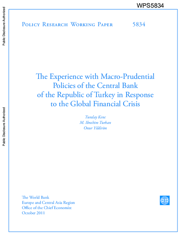 (PDF) The experience with macro-prudential policies of the central bank ...