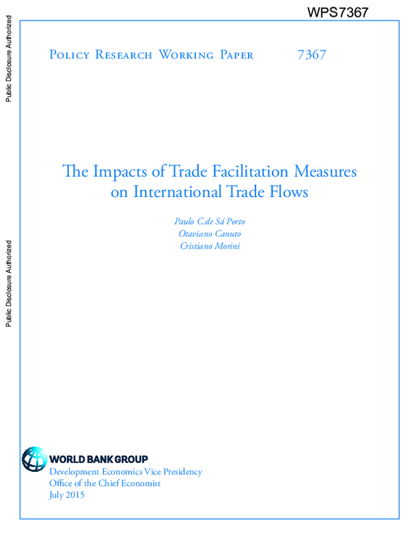 (PDF) The Impacts of Trade Facilitation Measures on International Trade ...