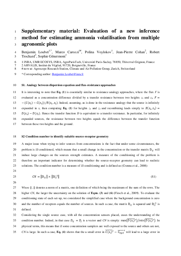 (PDF) Supplementary material : Evaluation of a new inference 1 method ...