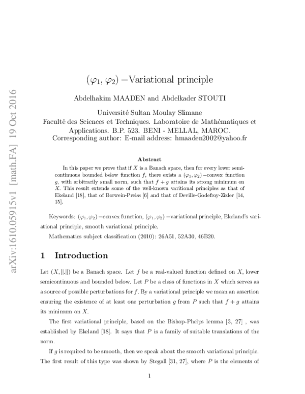 (PDF) $\left(\varphi_1, \varphi_2\right)-$Variational principle