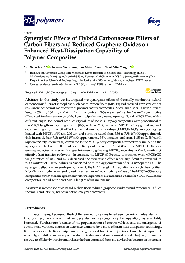 (PDF) Synergistic Effects of Hybrid Carbonaceous Fillers of Carbon ...