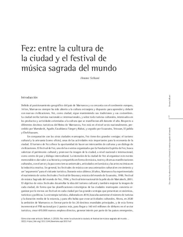 Fez: entre la cultura de la ciudad y el festival de música sagrada del mundo
