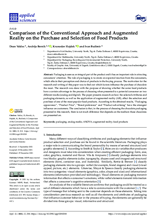 (PDF) Comparison of the Conventional Approach and Augmented Reality on ...