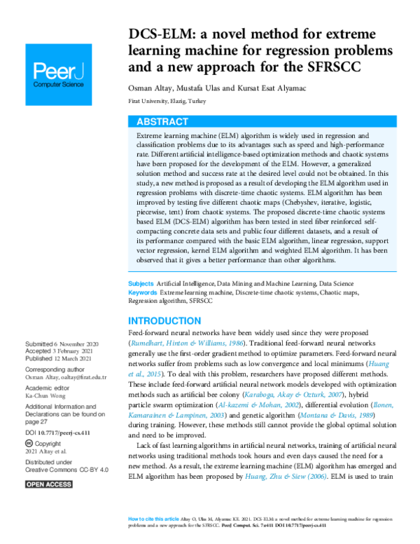 (PDF) DCS-ELM: a novel method for extreme learning machine for ...