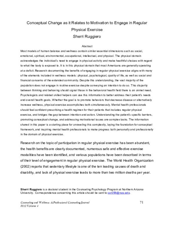 (PDF) Conceptual change as it relates to motivation to engage in ...
