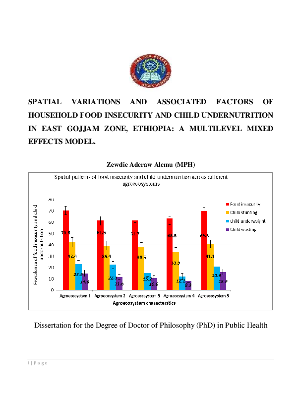 (PDF) Spatial variations and associated factors of food insecurity and ...