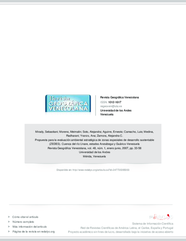 (PDF) Propuesta para la evaluación ambiental estratégica de zonas ...