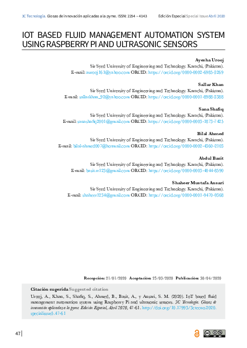(PDF) IoT based fluid management automation system using Raspberry Pi ...