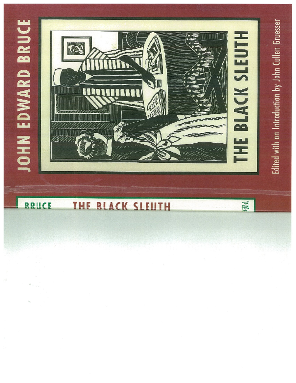 (PDF) The Black Sleuth (Northeastern University Press 2002)
